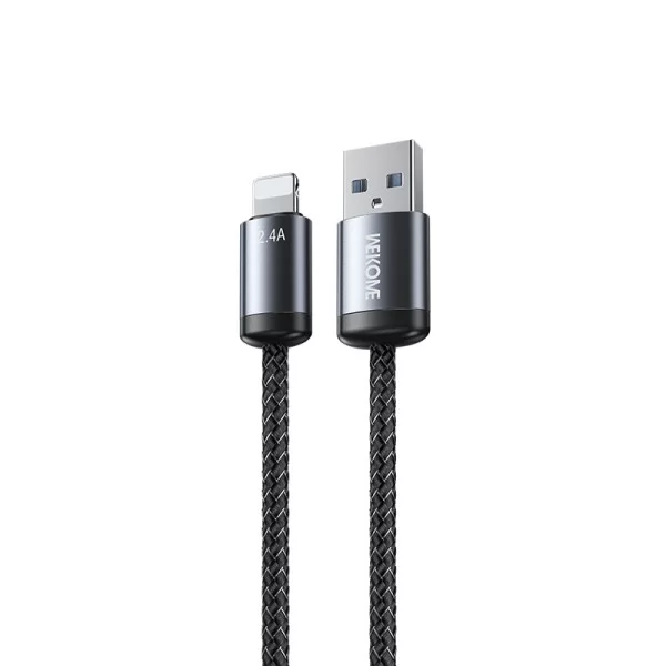Кабель Wekome WDC-32 RaythonGen2 Super Fast Charging Data Cable USB-A to Lithtning [Black]